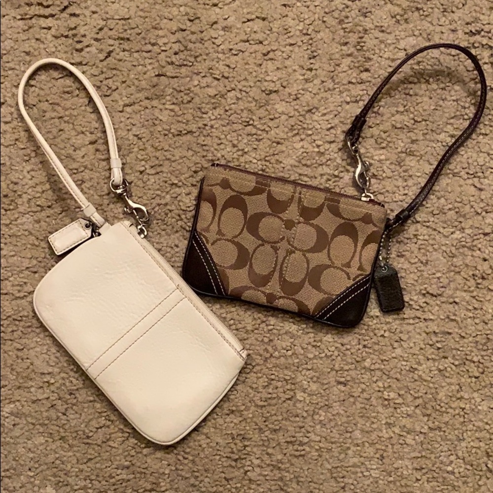 COACH Purse & Wristlets.